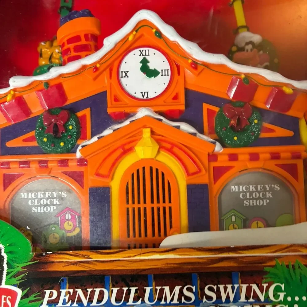 Mr. Christmas 1993 Vintage Mickey's Clock Shop Animated New In Box